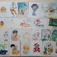 55 HAND DRAWN ARTIST SIGNED H.WILLAIMS VINTAGE POSTCARDS HALLOWEEN XMAS ETC.