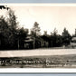 GREENVILLE JET ME COTTAGES SQUAW MOUNTAIN INN ANTIQUE REAL PHOTO POSTCARD RPPC