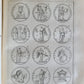 1706 ROMAN NUMISMATICS antique VELLUM BINDING ILLUSTRATED 121 ENGRAVINGS