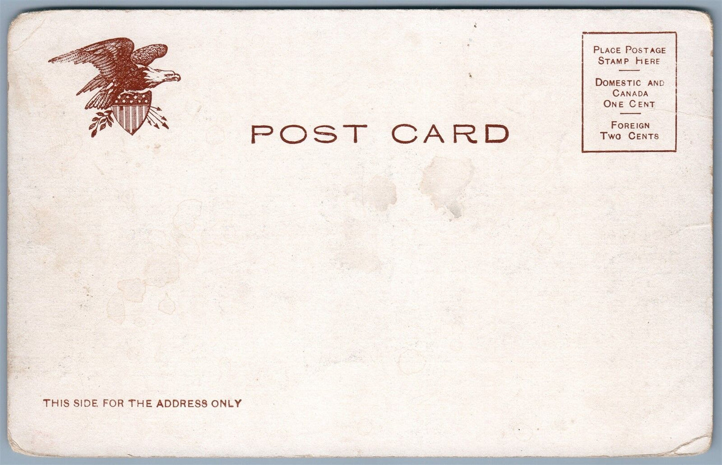 ROSLYN LONG ISLAND NY SILVER LAKE UNDIVIDED ANTIQUE POSTCARD