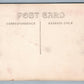 CRATERFORD PA BOAT LANDING ANTIQUE 1907 REAL PHOTO POSTCARD RPPC