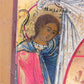 RUSSIAN ICON of VERNICLE antique 19th CENTURY hand painted on gold