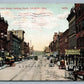 AKRON OH HARVARD STREET ANTIQUE POSTCARD