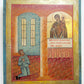 RUSSIAN ICON of UNEXPECTED JOY 19th CENTURY large 17 x 20 ANTIQUE HAND PAINTED