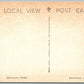 STATE OF NEW JERSEY MAP NJ VINTAGE POSTCARD