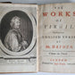 1719 WORKS of VIRGIL in ENGLISH by DRYDEN 3 VOLUMES antique ILLUSTRATED