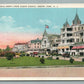 ASBURY PARK NJ SECOND AVENUE FROM OCEAN AVE. ANTIQUE POSTCARD