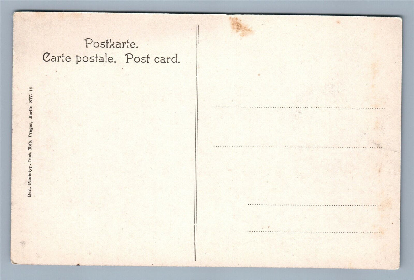 BERLIN GERMANY FRIEDRICHSTRASSE CENTRAL HOTEL STADTBAHN ANTIQUE POSTCARD