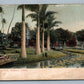 HAWAIIAN ISLANDS MOANALUA PARK ANTIQUE PRIVATE MAILING CARD POSTCARD CORK CANCEL