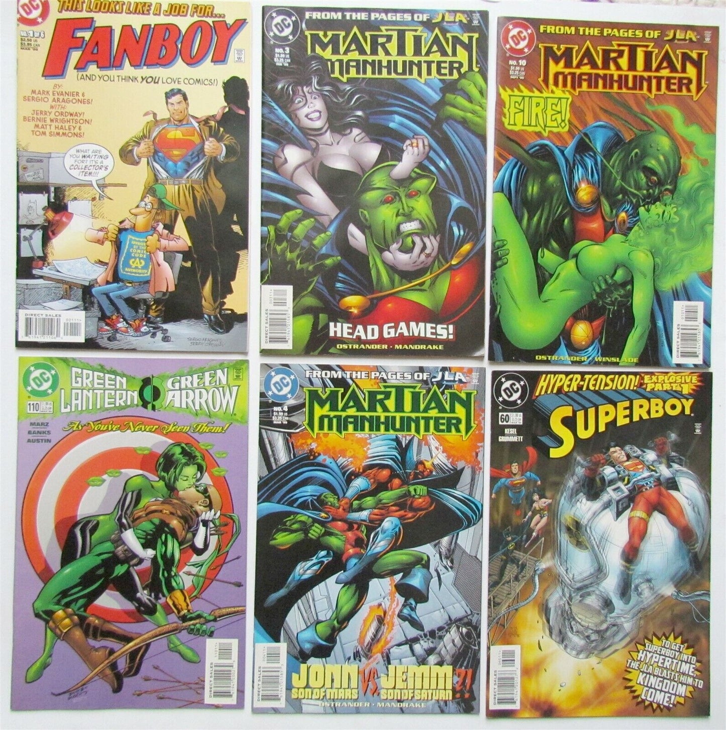 LOT of 22 DC COMICS mint condition 1999