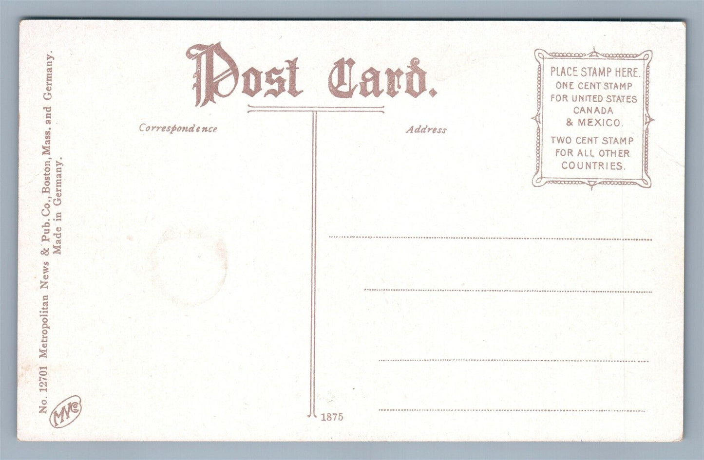 POND ISLAND LIGHT HOUSE ME ANTIQUE POSTCARD