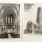 LOT OF 2 RPPC VINTAGE PHOTO POSTCARDS - NEW YORK RIVERSIDE CHURCH 122 STREET N.Y