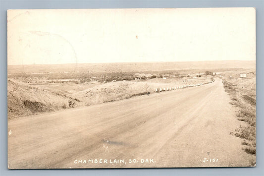 CHAMBERLAIN SD VINTAGE REAL PHOTO POSTCARD RPPC