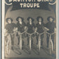 BICYCLE CIRCUS AUSTRALIAN DAUNTON-SHAW TROUPE ANTIQUE REAL PHOTO POSTCARD RPPC