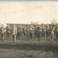 PINE CAMP NY 1908 MILITARY MUSIC BAND ANTIQUE REAL PHOTO POSTCARD RPPC