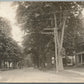 WATERBURY VT MAIN STREET ANTIQUE REAL PHOTO POSTCARD RPPC