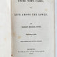 1864 UNCLE TOM'S CABIN by HARRIET BEECHER STOWE antique AMERICANA Civil War Era