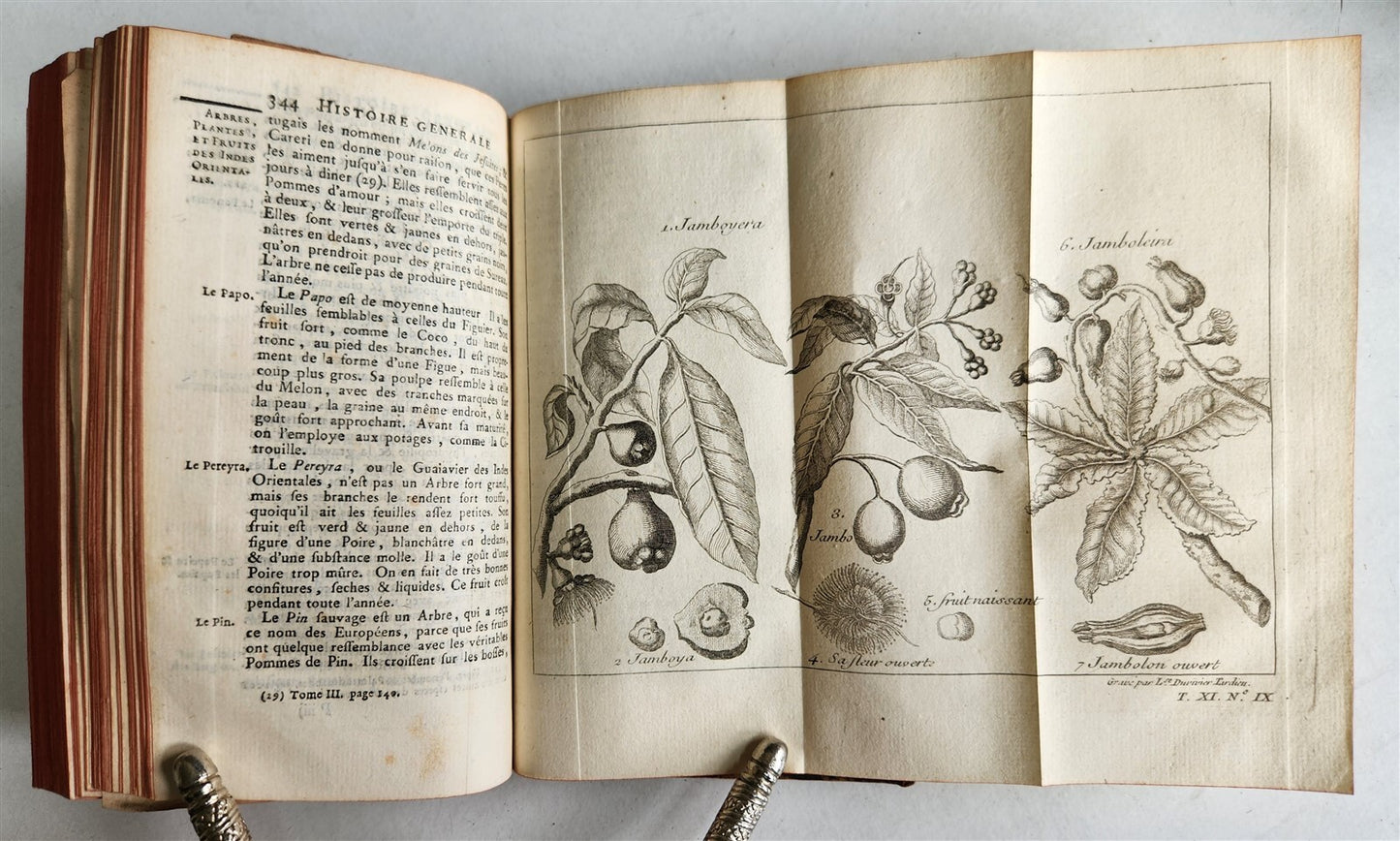 1753 HISTOIRE des VOYAGES antique Vol.44 EAST INDIES TRAVELS illustrated