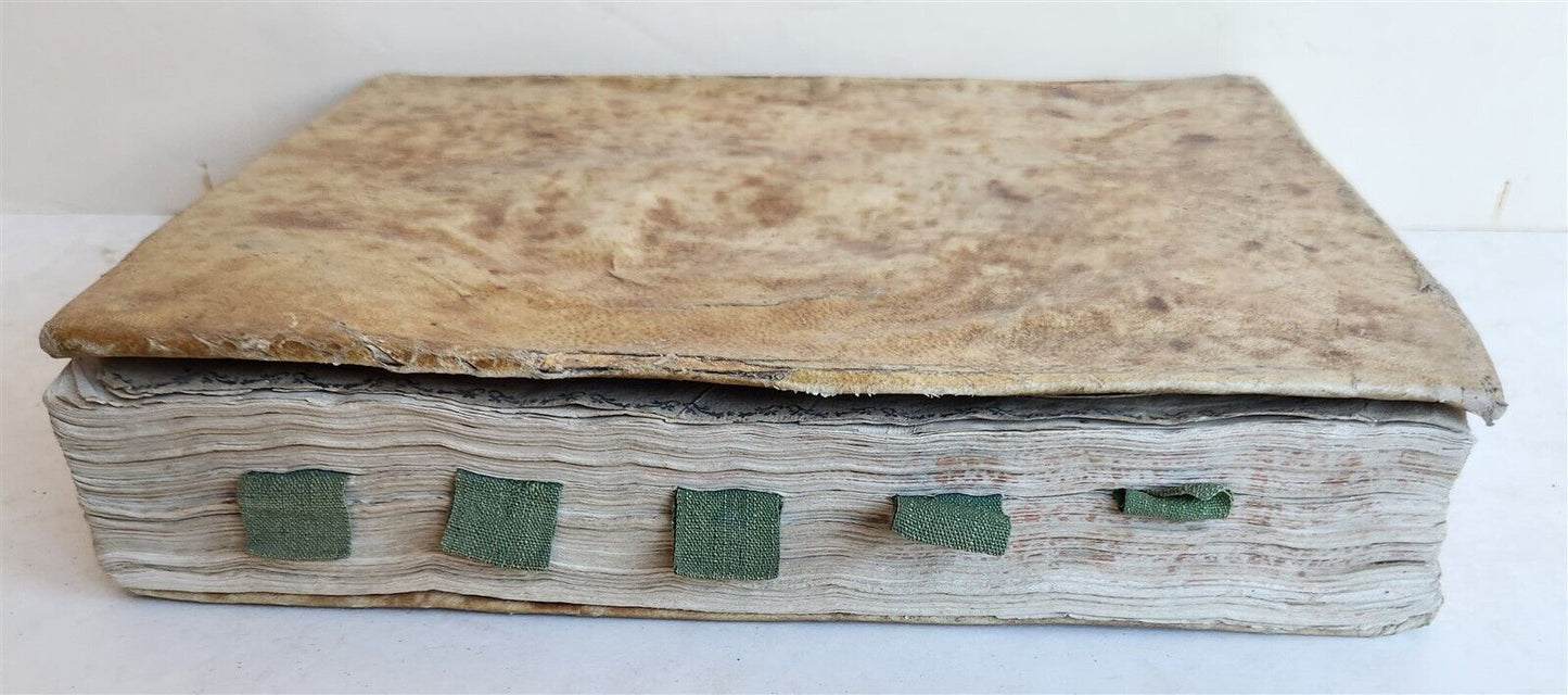 1760 MISSALE ROMANUM antique VELLUM BOUND FOLIO