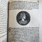 1558 NUMISMATICS antique ILLUSTRATED w/ 722 WOODCUTS Roman & German coins