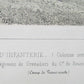 RUSSIAN ARMY ARTILLERY REGIMENT PARADE VOZNESENSK CAMP ANTIQUE ENGRAVING