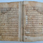 17th CENTURY MANUSCRIPT KORAN ISLAMIC antique ILLUMINATED QURAN in ARABIC