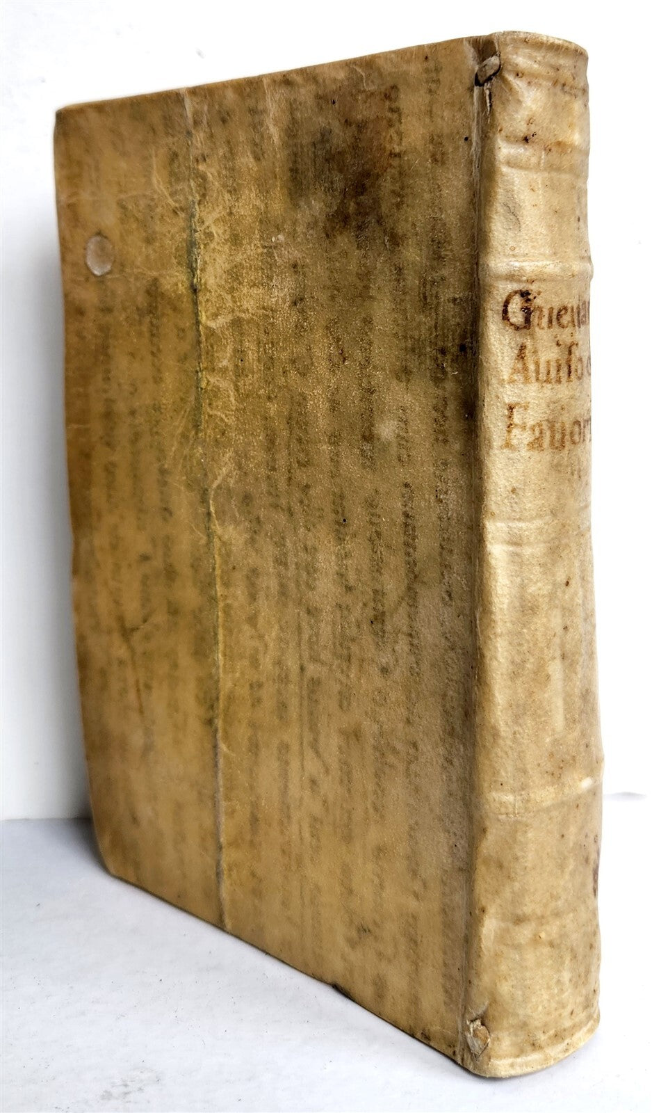 1581 ANTONIO GUEVARA Doctrine of the Courtiers ANTIQUE vellum binding 16 century