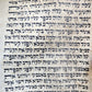 TORAH SCROLL LARGE FRAGMENT MANUSCRIPT on VELLUM antique BIBLE w/ MANTLE