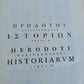 1763 HERODOTUS HISTORY MASSIVE FOLIO antique Historiarum Libri XI GREEK & LATIN