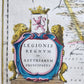 1640 ASTURIAS SPAIN MAP by WILLEM BLAEU antique AUTHENTIC hand colored