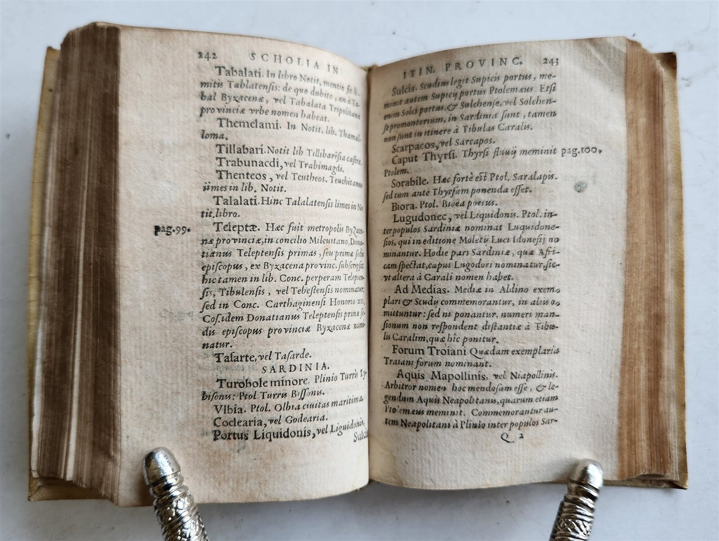 1575 AETHICI COSMOGRAPHIA antique VELLUM BINDING 16th CENTURY