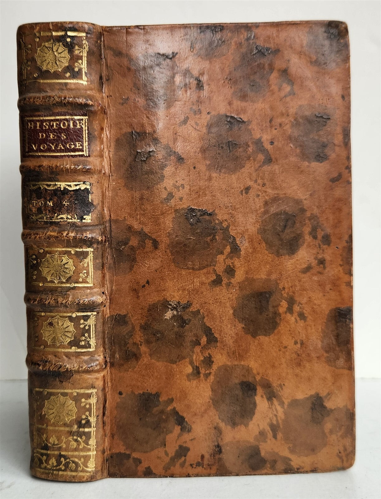 1753 HISTOIRE des VOYAGES antique VOL. 43 PIRATE WILLIAM DAMPIER TRAVELS