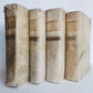 1775-1776 BIBLE COMMENTARY by JACOBI TIRINI 4 VOLUMES antique VELLUM BINDING