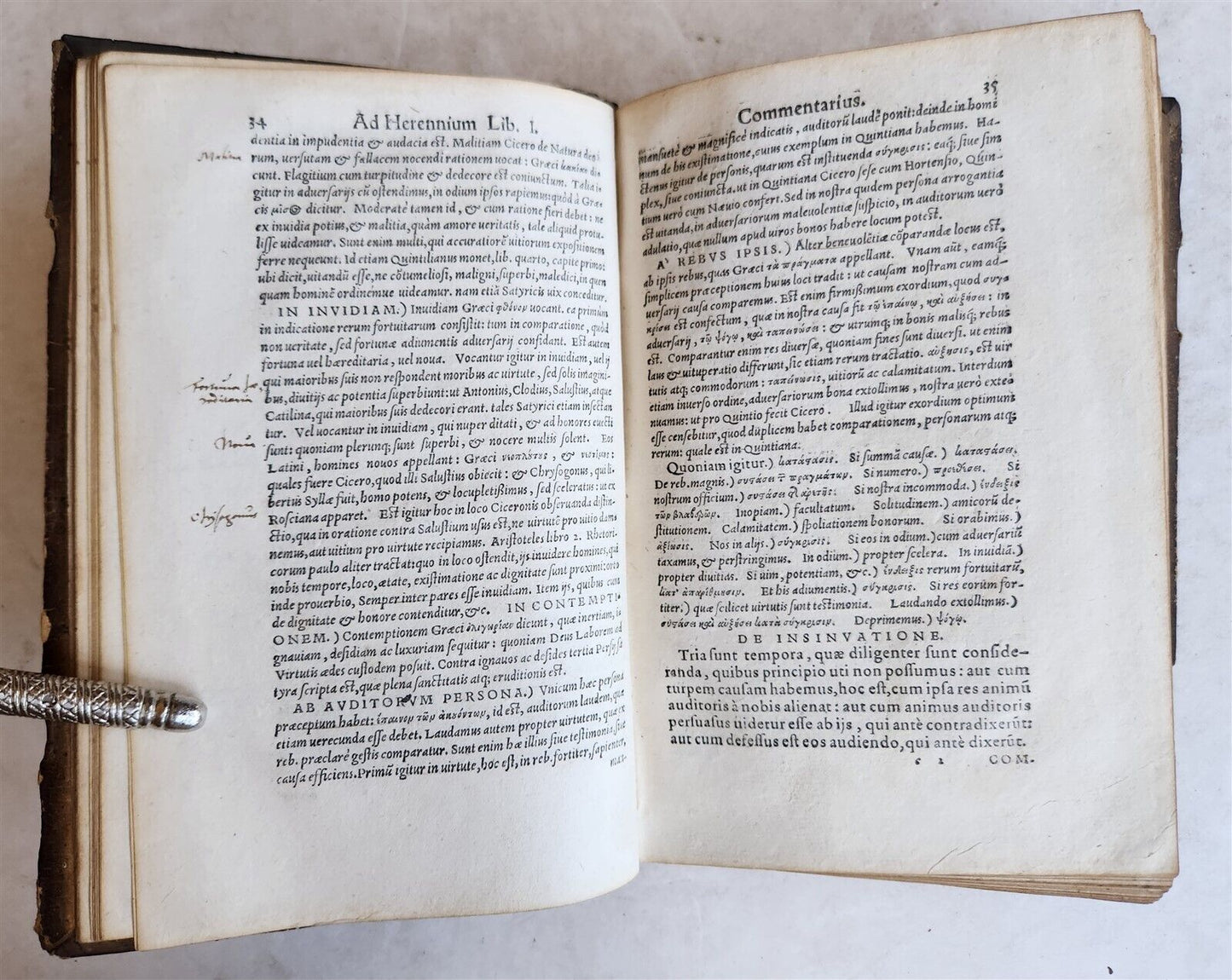 1564 COMMENTARIES by DOCTOR & ALCHEMIST MICHAEL TOXITES antique PIGSKIN 16th C.