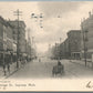 SAGINAW MI GENESSEE STREET ANTIQUE POSTCARD