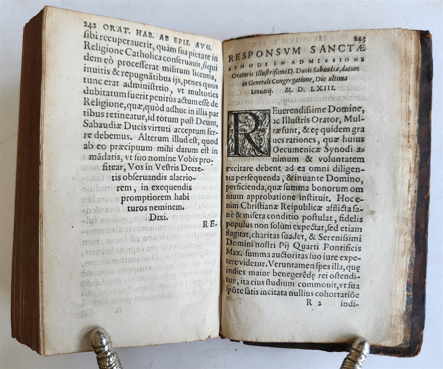 1565 Ex actis concilii Tridentini by Gerwin CALENIUS antique COUNCIL of TRENT