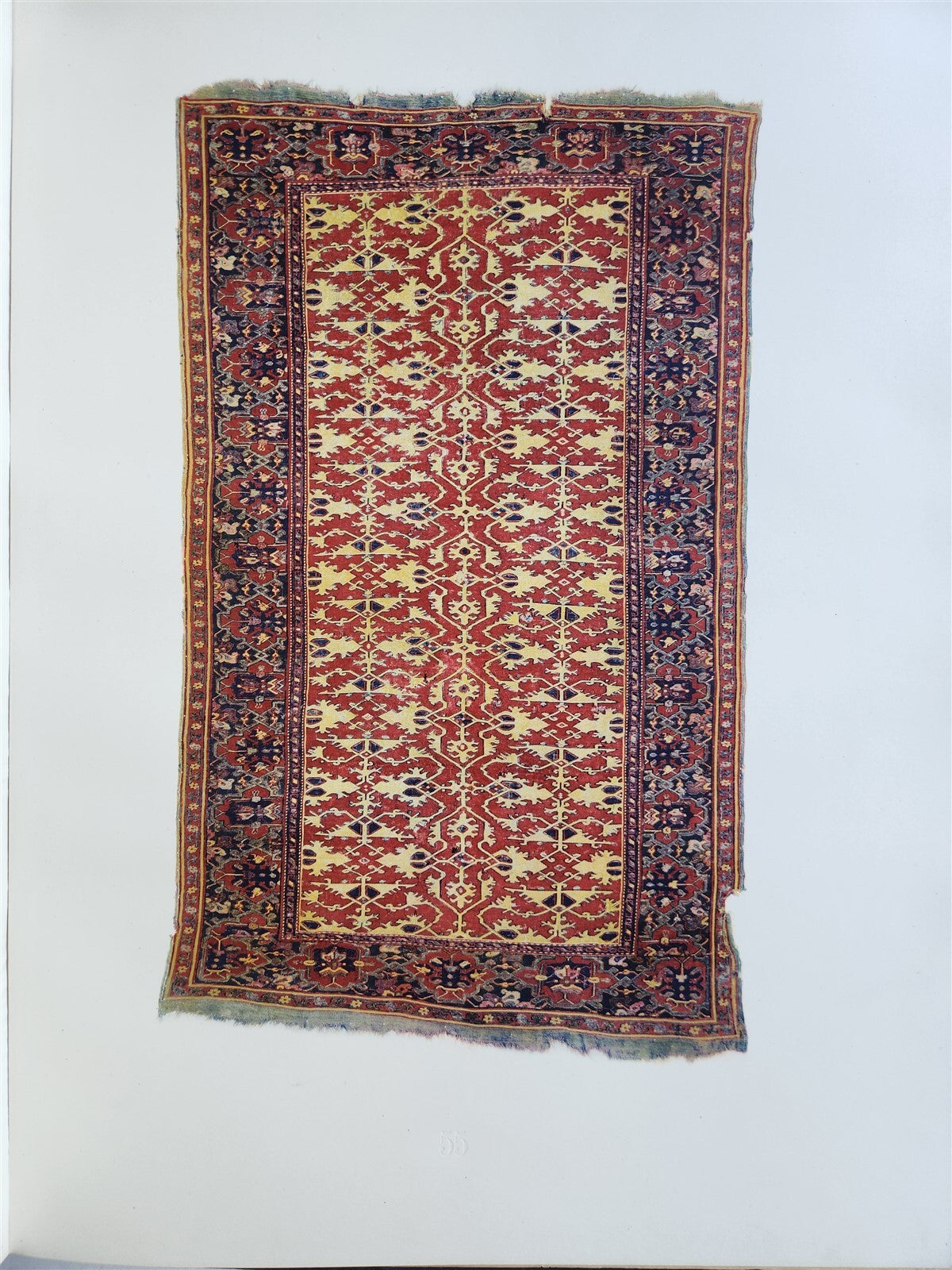 1926 OLD ORIENTAL CARPETS antique ILLUSTRATED FOLIO Austrian Art Industry Museum