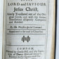 1705 BOOK of COMMON PRAYER w/ PSALTER or PSALMS of DAVID antique in ENGLISH