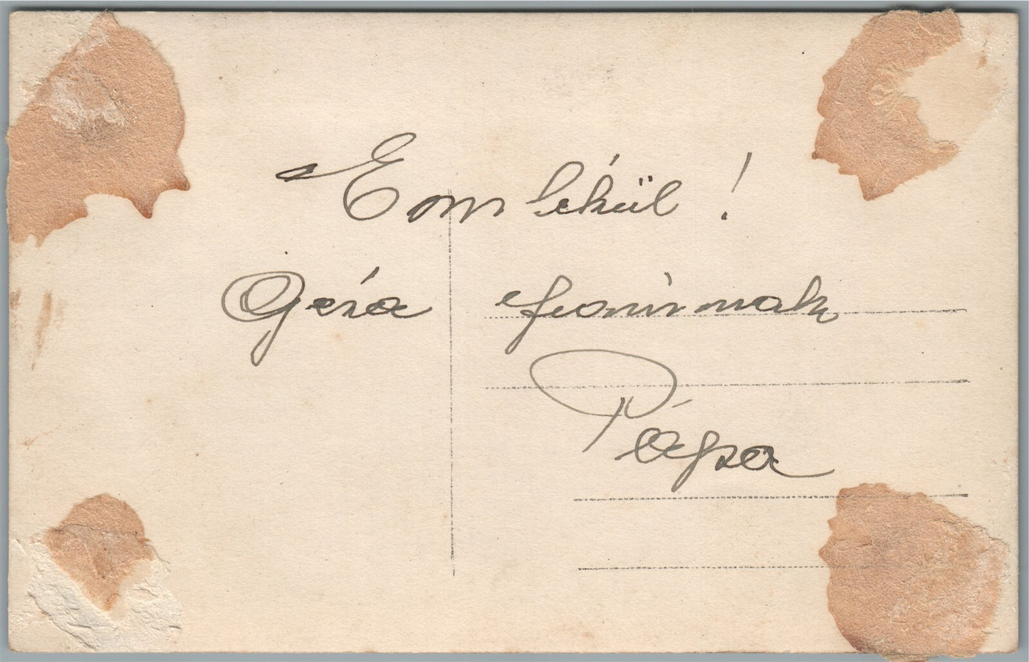 WWI ERA GERMAN AIRPLANE CRUSH ANTIQUE REAL PHOTO POSTCARD RPPC