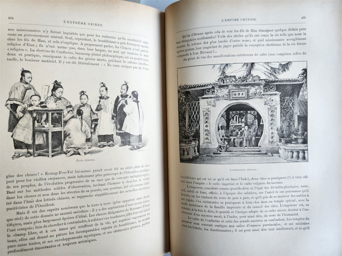 1887 L'EXTREME ORIENT ILLUSTRATED antique SIAM CHINA JAPAN