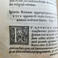1585 IGNATII LOYOLA BIOGRAPHY antique De vita et moribus Ignatii Loiolae 16th C.