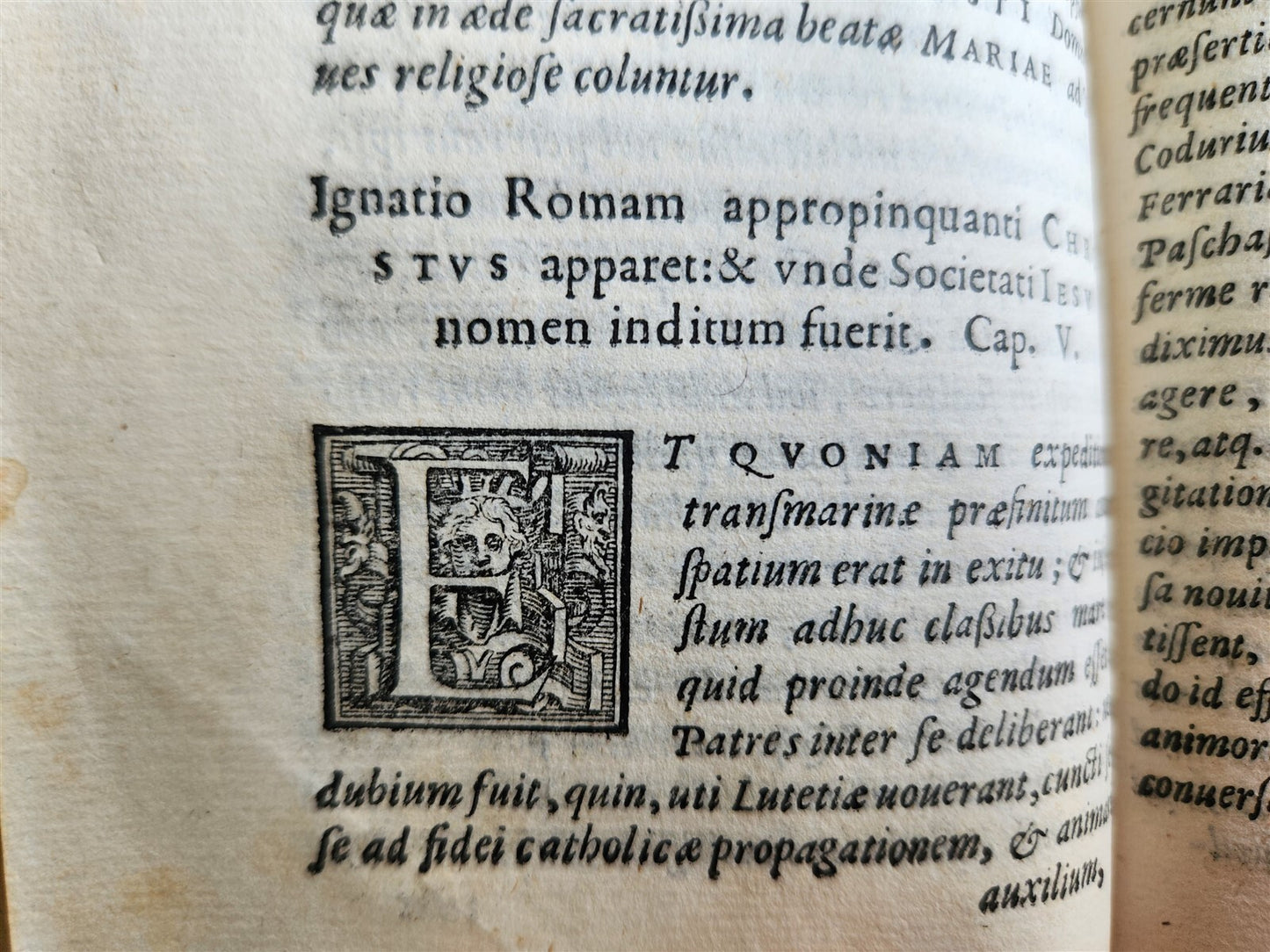 1585 IGNATII LOYOLA BIOGRAPHY antique De vita et moribus Ignatii Loiolae 16th C.