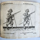 1664 ILLUSTRATED MILITARY WORK on TECHNIQUES for HANDLING MUSKET & PIKE antique