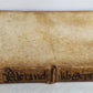 1584 LAW BOOK by Alessandro Tartagni antique VELLUM FOLIO w/ MANUSCRIPT TITLE