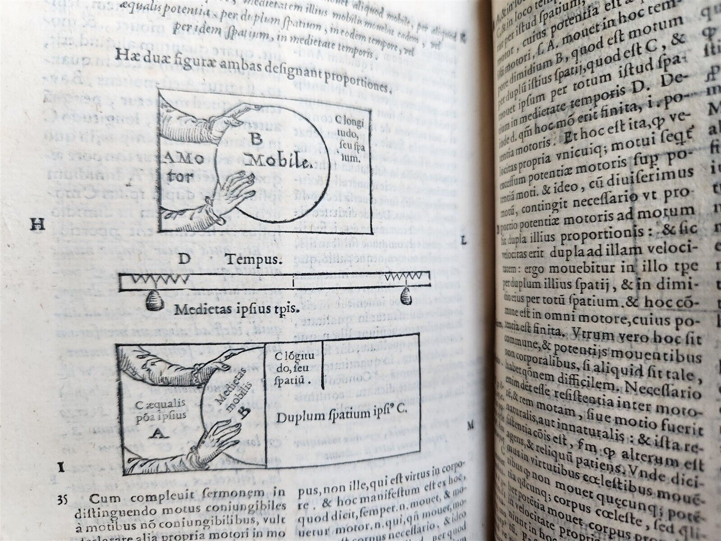 1574 ARISTOTLE 6 VOLS SET ILLUSTRATED antique VELLUM BINDINGS MANUSCRIPT SPINES