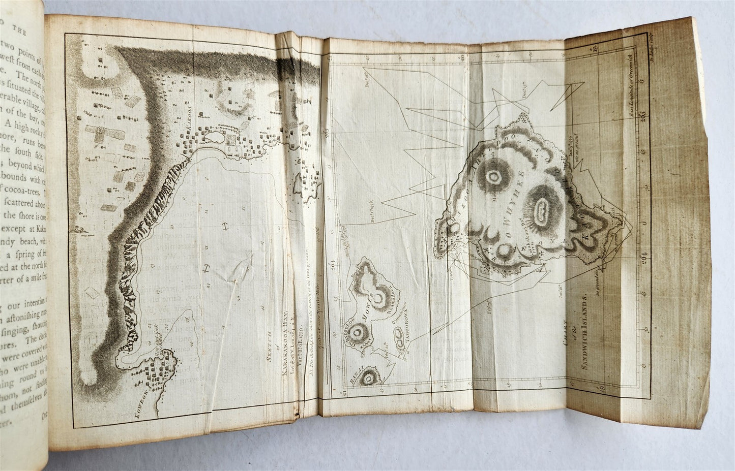 1784 TRAVELS of CAPTAIN JAMES COOK 4 VOLUMES ILLUSTRATED SET antique in ENGLISH