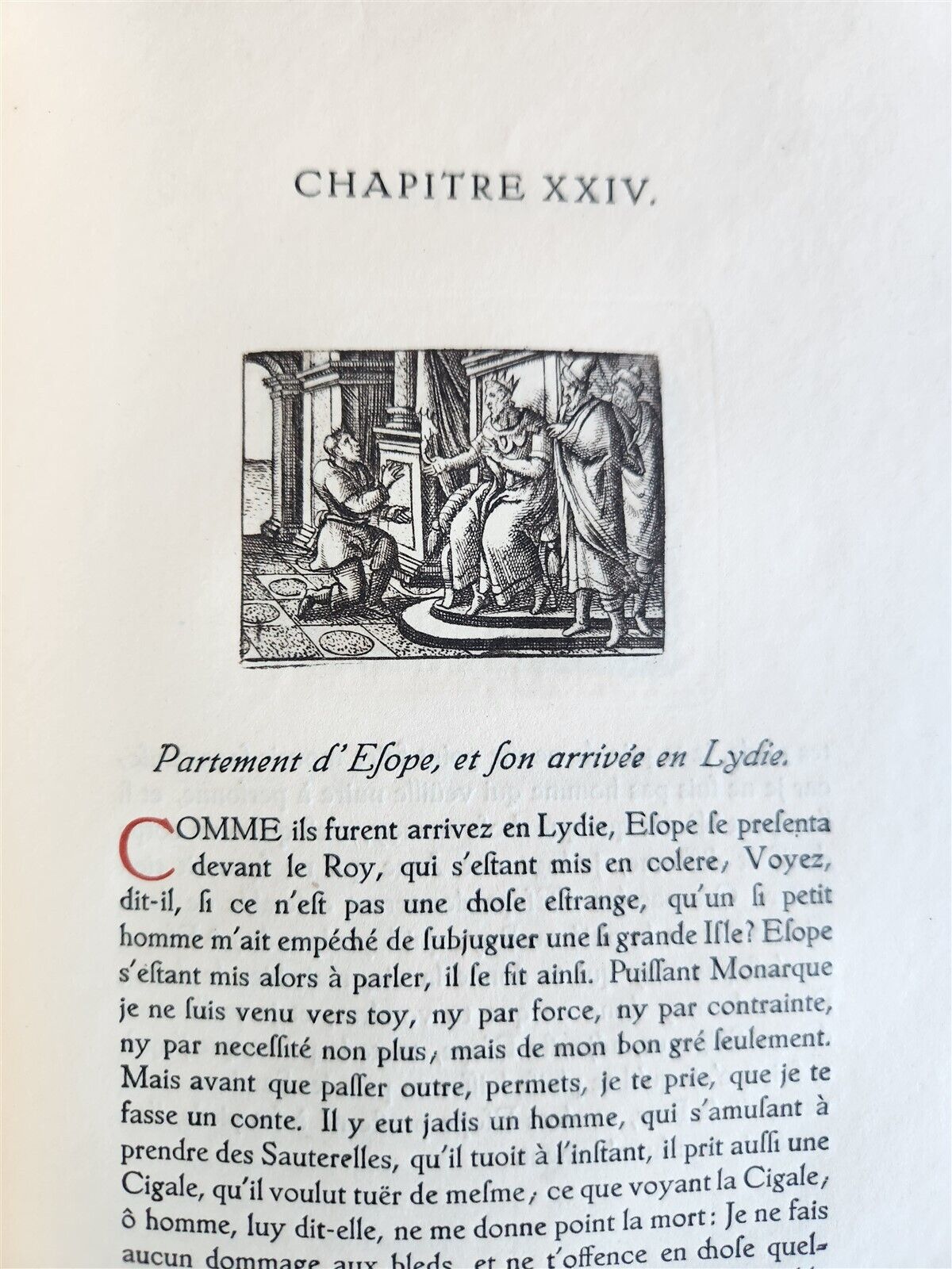 1920 AESOP'S FABLES antique Les Fables d'Esope Phrygien ILLUSTRATED 1669 reprint