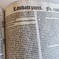 1533 POST-INCUNABULA EXPLANATION of PSALMS by Perez de Valentia antique FOLIO