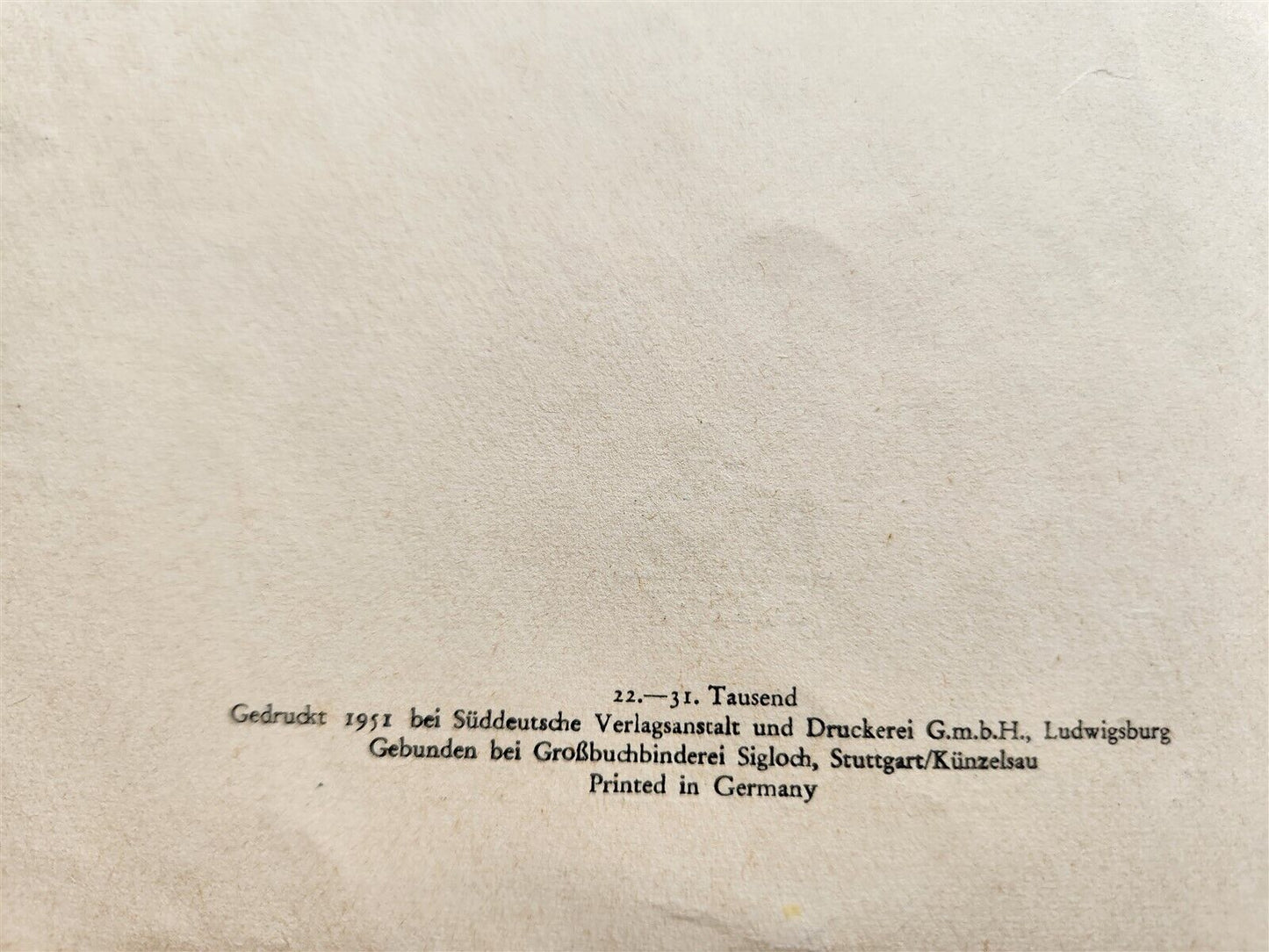 1951 CHILDREN BOOK in GERMAN vintage ILLUSTRATED THIENEMANNS SCHATZASTLEIN