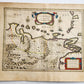 1640 MAP of VENEZUELA by WILLEM BLAEU antique AUTHENTIC hand colored